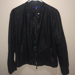 Faux leather jacket XL Apt 9